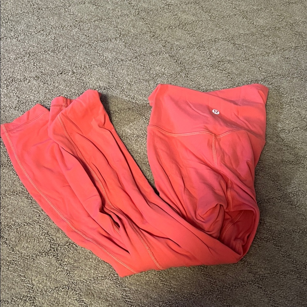 Lululemon Bright Coral Leggings